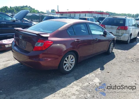2012 Honda Civic Ex from USA, damaged, VIN 2HGFB2F86CH586198
